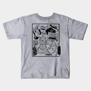 Doodle B/W Kids T-Shirt
